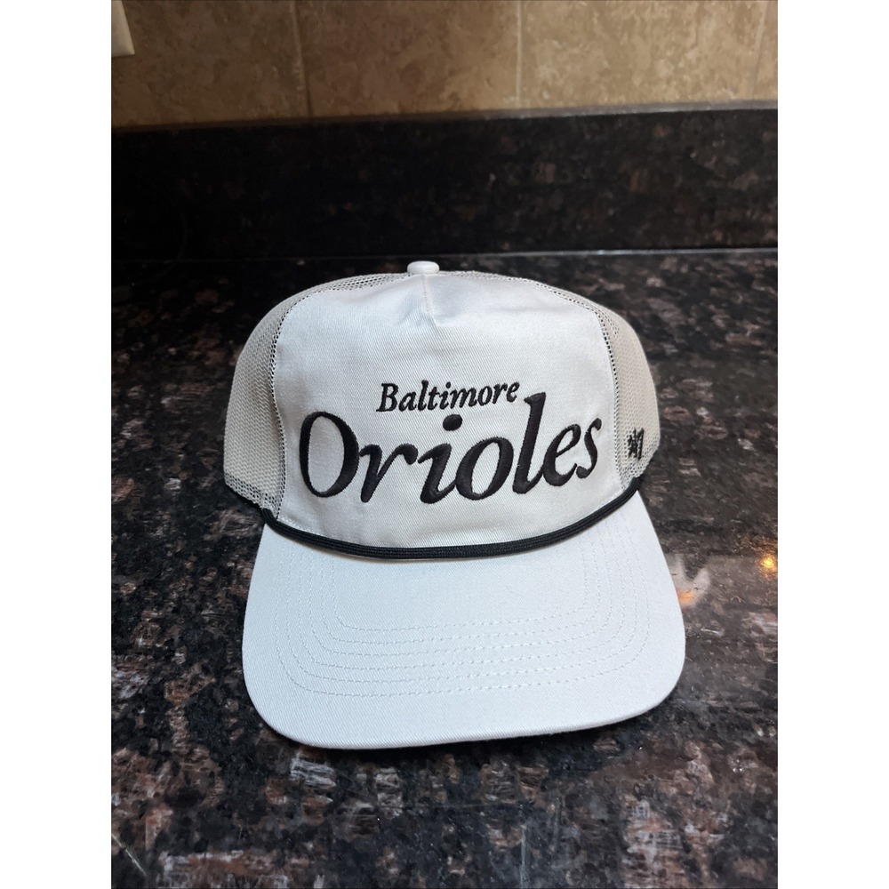 NEW '47 Hitch Baltimore Orioles MLB Adjustable Rope '47 Hitch Snapback Hat